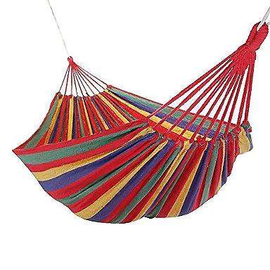CAMPING HAMMOCK - Green and blue