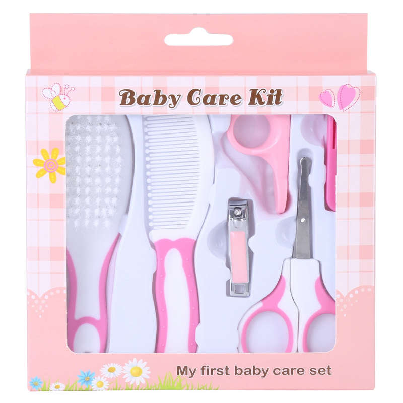 Baby Newborn Care Set - 6 Piece - Pink