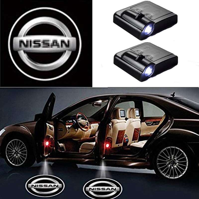 Wireless Car Door LED Projector Logo Light - Nissan