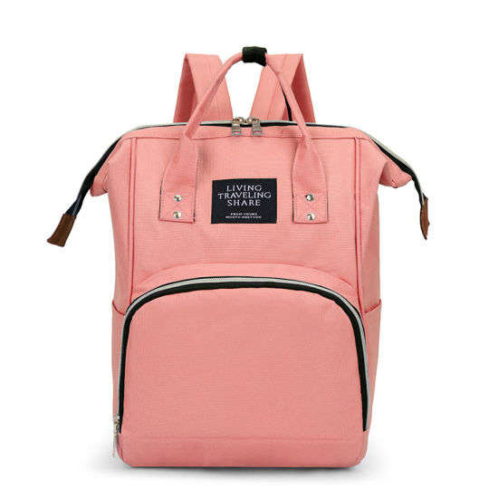 Mommy Bag Waterproof Travel Baby Nappy Backpack - Pink
