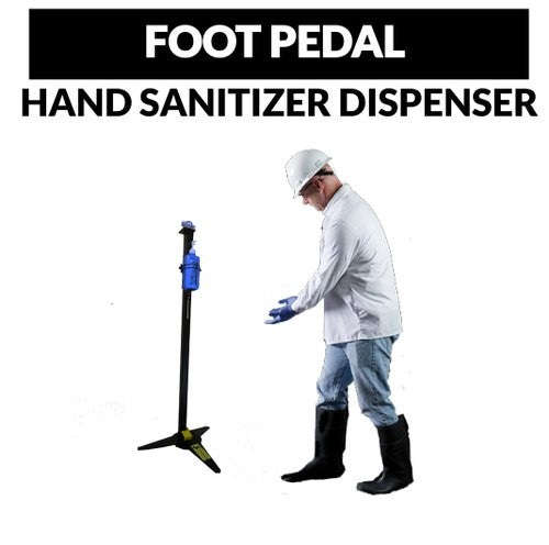 Custom Made 70 Cm Heavy Duty Foot Operated Self Standing Sanitizer Stand