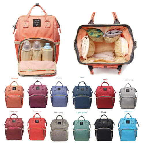 Mommy Bag Waterproof Travel Baby Nappy Backpack - Red