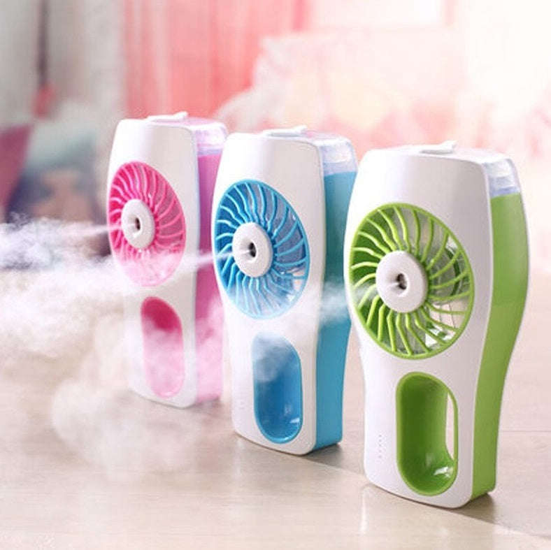 Rechargeable Handheld Misting Fan Humidifier