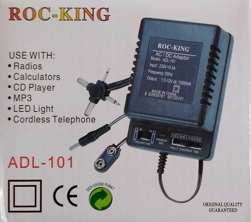 Roc-King Universal AC/DC Power Adapter