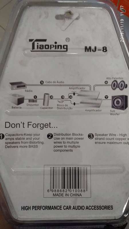 Car Amplifier Cable Install Kit