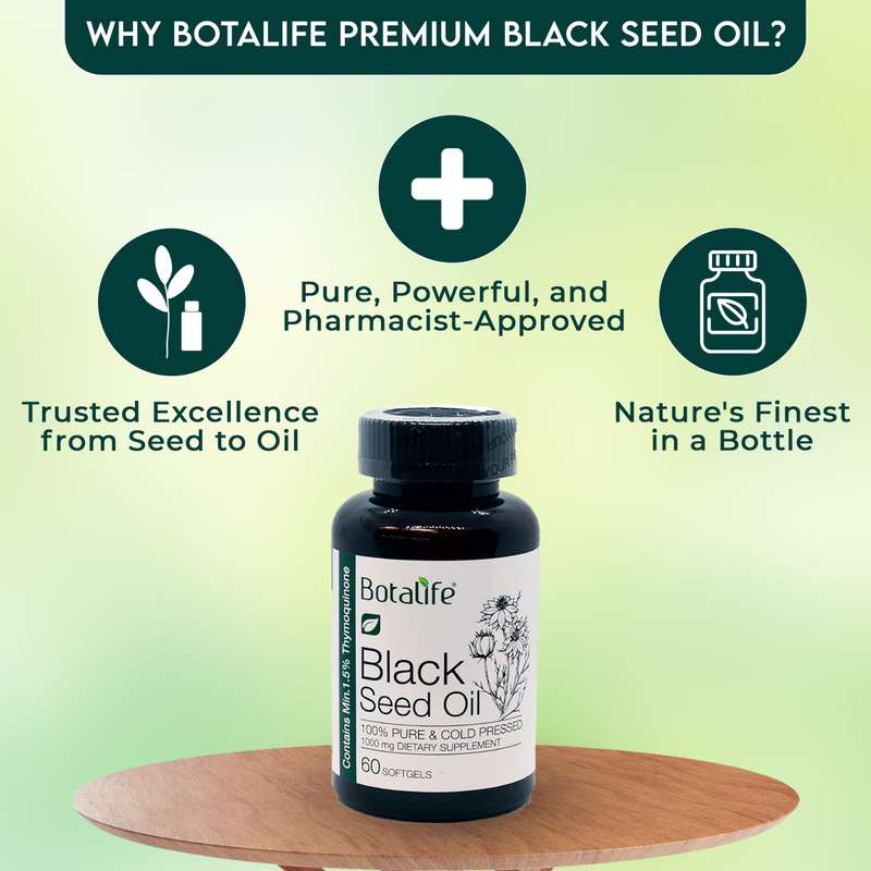 Botalife Black Seed Oil 100ml Unlock your true potential and experience the power of Blac... - 100ml