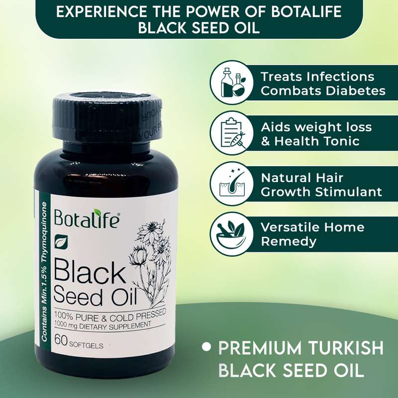 Botalife Black Seed Oil 100ml Unlock your true potential and experience the power of Blac... - 100ml