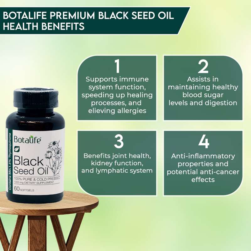 Botalife Black Seed Oil 100ml Unlock your true potential and experience the power of Blac... - 100ml