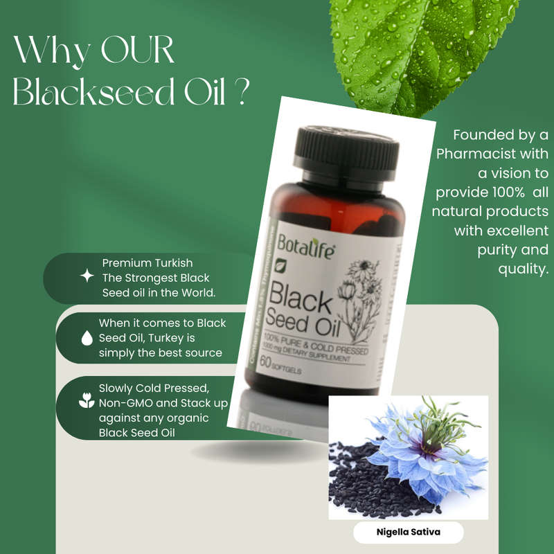 Botalife Black Seed Oil 100ml Unlock your true potential and experience the power of Blac... - 100ml