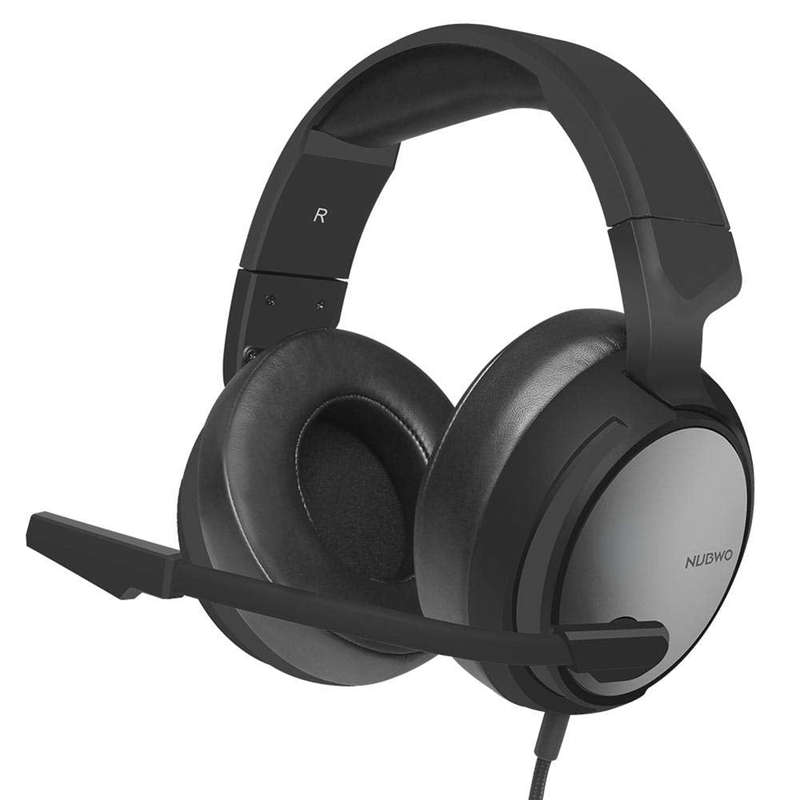 Nubwo N12D Single 3.5mm Gaming Headset - Silver