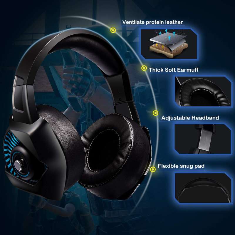 ONIKUMA K6 Stereo Gaming Headset for PS4 PC XBOX Switch
