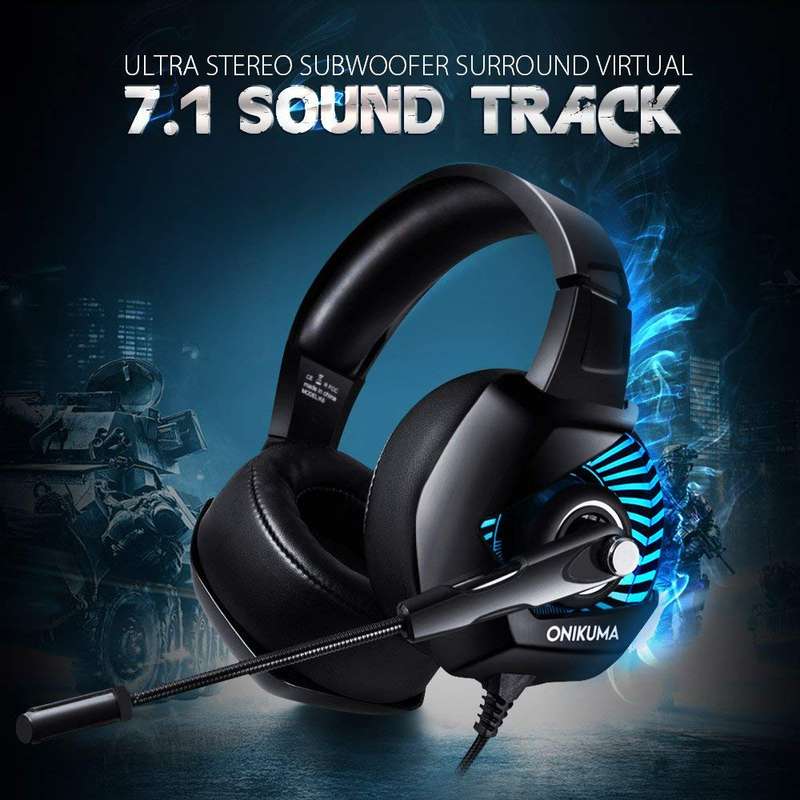 ONIKUMA K6 Stereo Gaming Headset for PS4 PC XBOX Switch