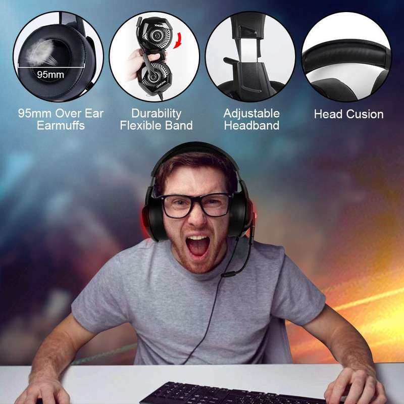 ONIKUMA K6 Stereo Gaming Headset for PS4 PC XBOX Switch