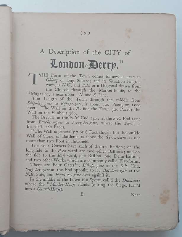 The Siege of Derry in 1689 (1893 Facsimile Reprint) | Rev. Philip Dwyer (Ed.)