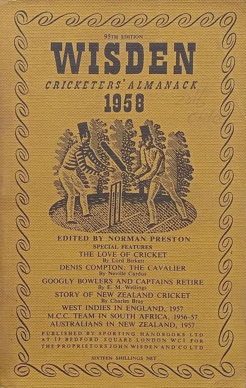 Wisden Cricketers Almanack 1958 (95th Edition) | Norman Preston (Ed.)