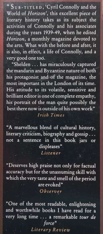 Friends of Promise: Cyril Connolly and the World of Horizon (Copy of Stephen Gray) | Michael Shelden