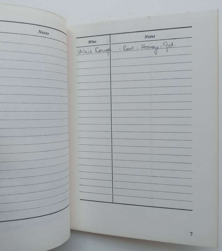 Wine Tasters Notebook