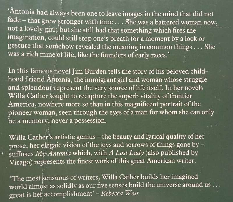 My Antonia | Willa Cather