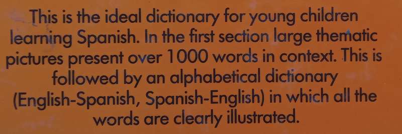 Spanish Dictionary for Children | Evelyn Goldsmith & Amanda Earl