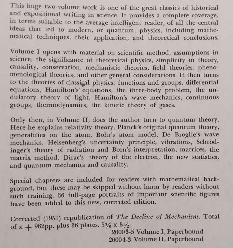 The Rise of the New Physics: Its Mathematical and Physical Theories (Vol. 1) | A. DAbro