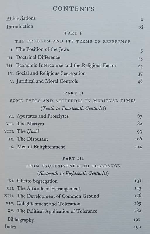 Exclusiveness and Tolerance: Studies in Jewish-Gentile Relations in Medieval and Modern Times | J...
