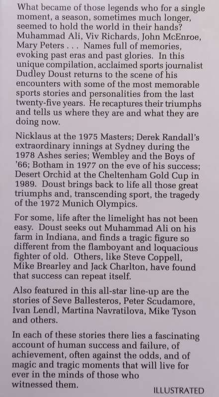 Sports Beat: Headline-Makers, Then and Now | Dudley Doust