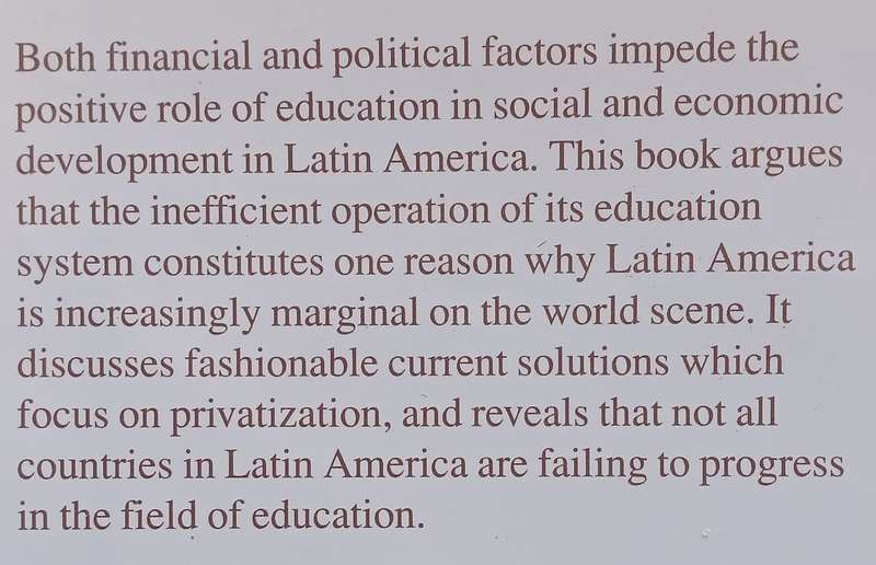 Education and Society in Latin America | Orlando Albornoz