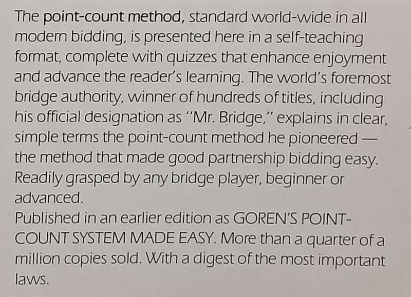 Gorens Point-Count Bidding Made Easy | Charles H. Goren