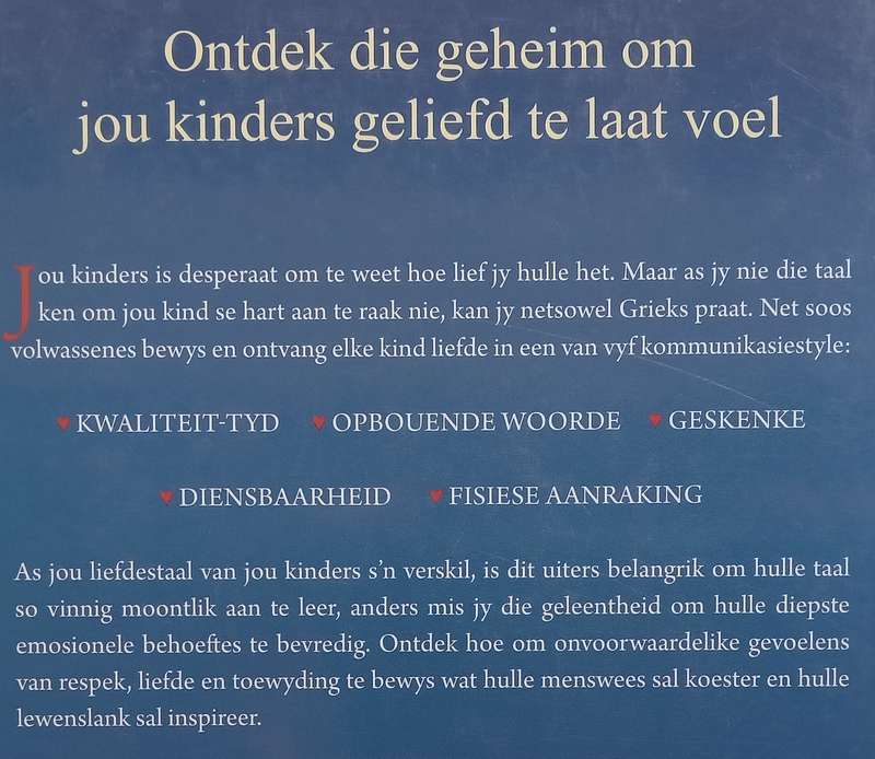 Vyf Tale van die Liefde van Kinders (Afrikaans) | Gary Chapman & Ross Campbell
