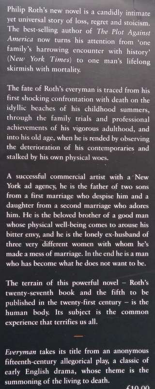 Everyman (With Loosely Inserted Errata Slip) | Philip Roth