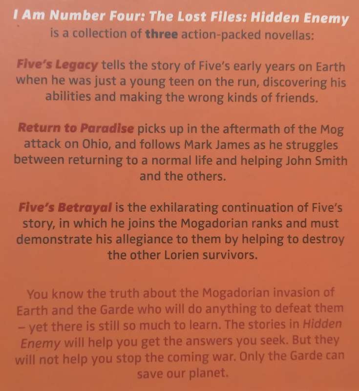I Am Number Four, The Lost Files: Hidden Enemy | Patticus Lore