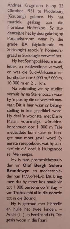 Maak n Las (Afrikaans) | Andries Krogmann