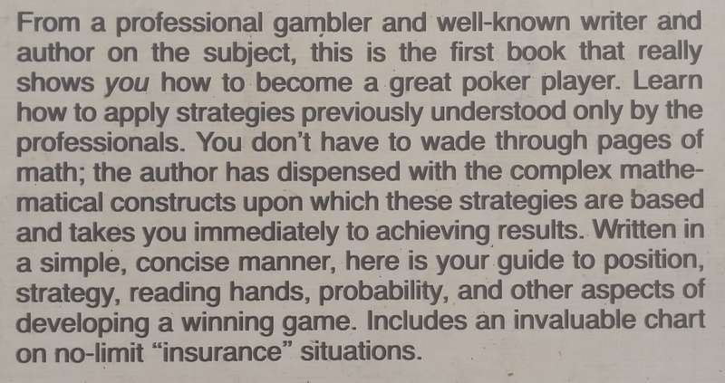 Hold Em Poker | David Sklansky