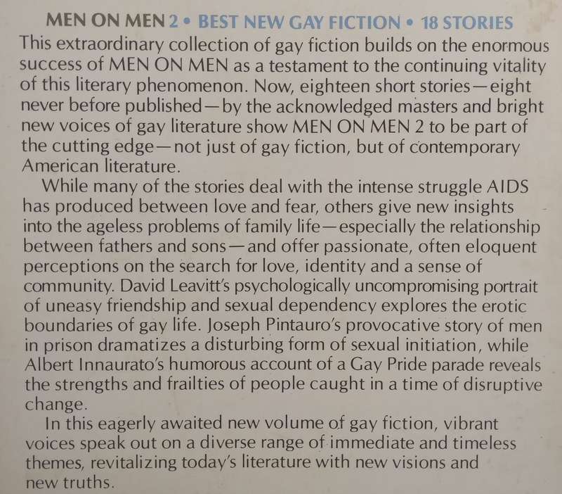 Men on Men 2: Best New Gay Fiction | George Stambolian (Ed.)