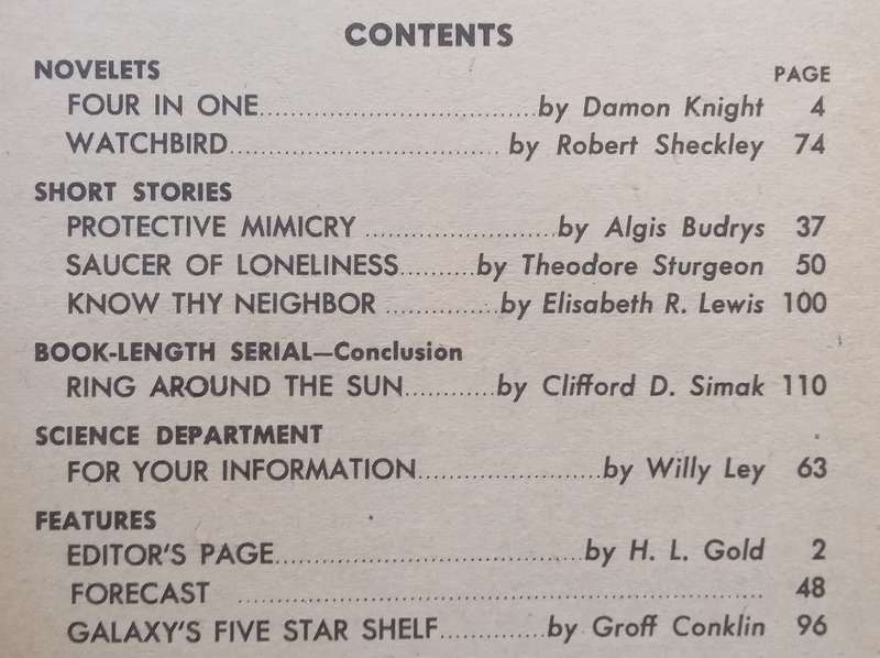Galaxy Science Fiction (February 1953)