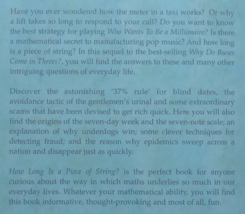 How Long is a Piece of String? More Hidden Mathematics of Everyday Life | Rob Eastaway & Jeremy W...