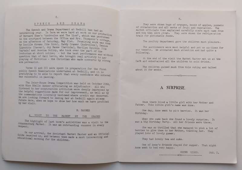Redhill School 1960 Yearbook