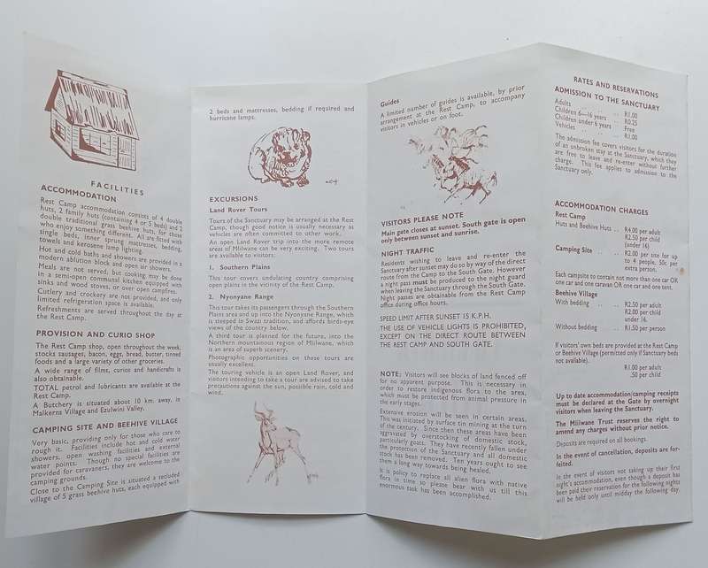 Mlilwane Wildlife Sanctuary (Information Leaflet)