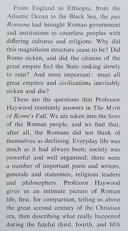 The Myth of Romes Fall | Richard Mansfield Haywood