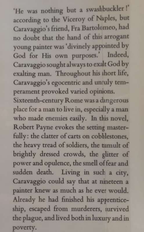 Caravaggio: A Novel | Robert Payne