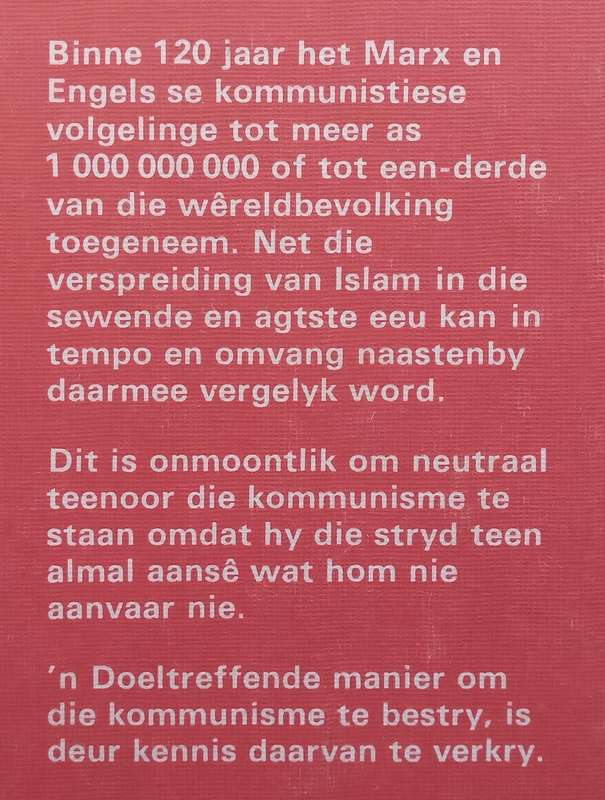 Soeklig op die Kommunisme (Afrikaans) | Dirk Kotze