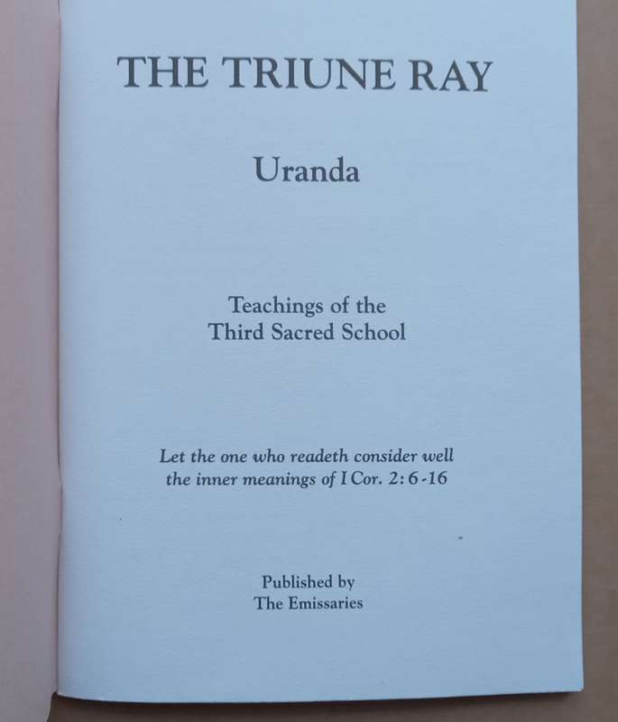 The Triune Ray: Teachings of the Third Sacred School | Uranda
