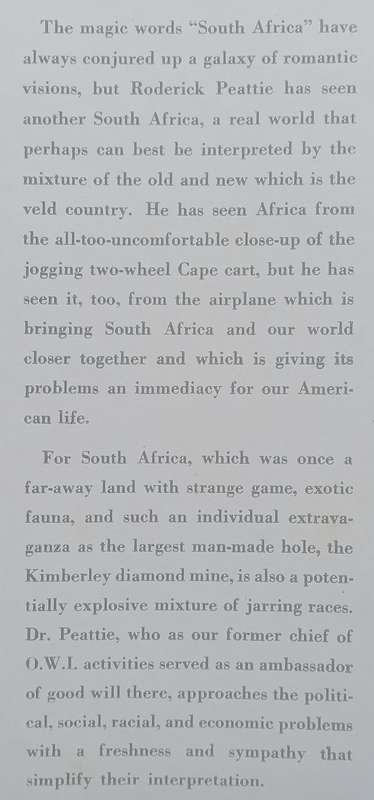 Struggle on the Veld | Roderick Peattie