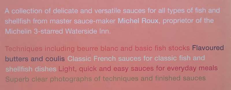 Sauces for Fish & Shellfish | Michel Roux