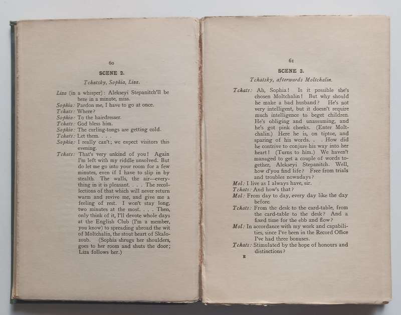 The Misfortune of Being Clever: Comedy in Four Acts | A. S. Griboyedof