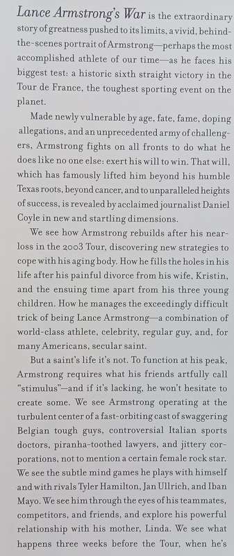 Lance Armstrongs War | Daniel Coyle