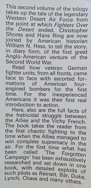 Fighters Over Tunisia | Christopher Shores, et al.