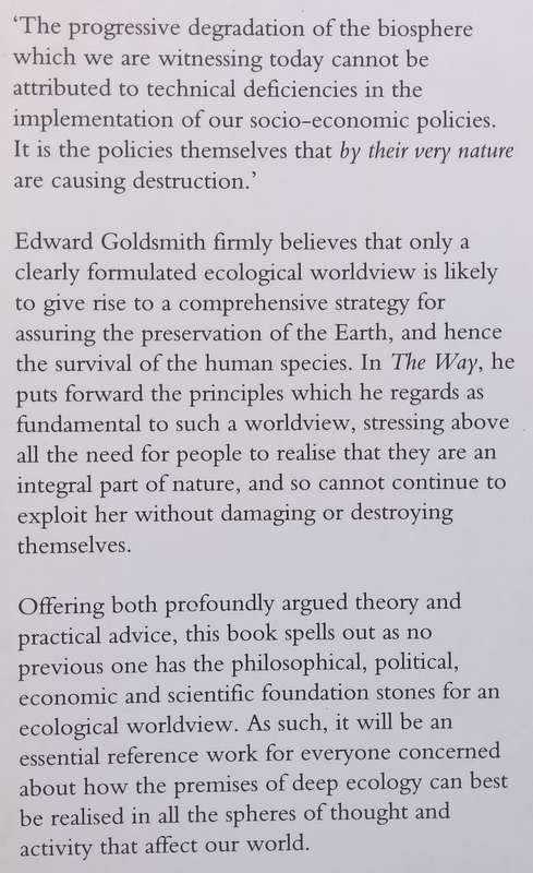 The Way: An Ecological World View | Edward Goldsmith
