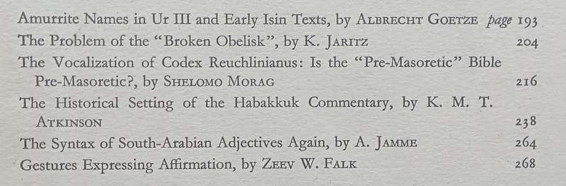 Journal of Semitic Studies (Vol. 4, No. 3, July 1959)