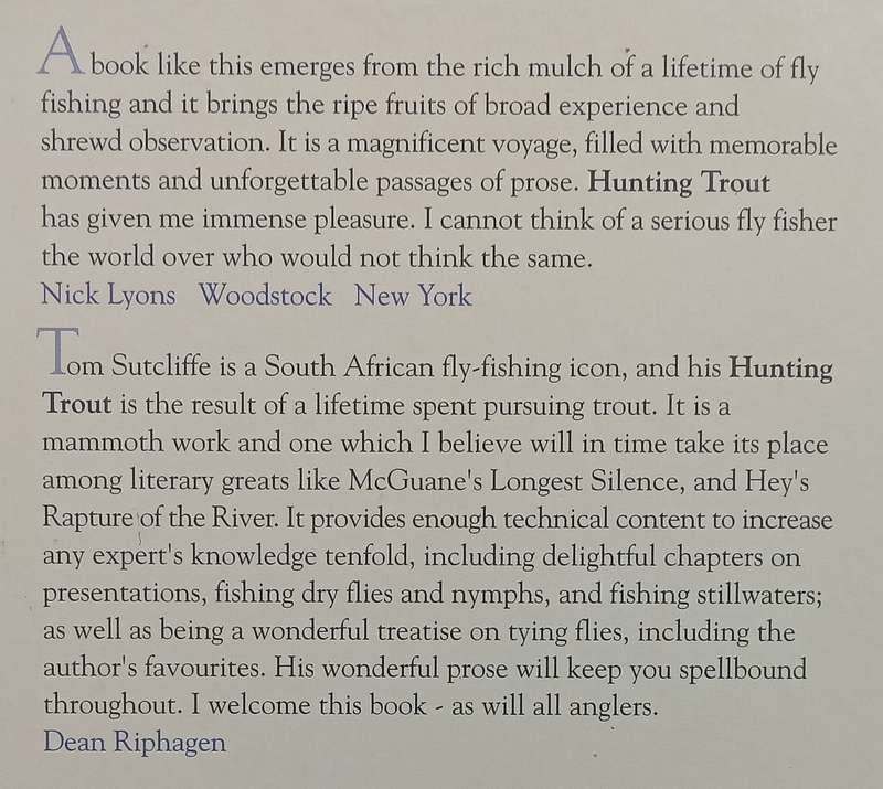 Hunting Trout: Angles and Anecdotes on Trout Fishing (Signed by Author) | Tom Sutcliffe